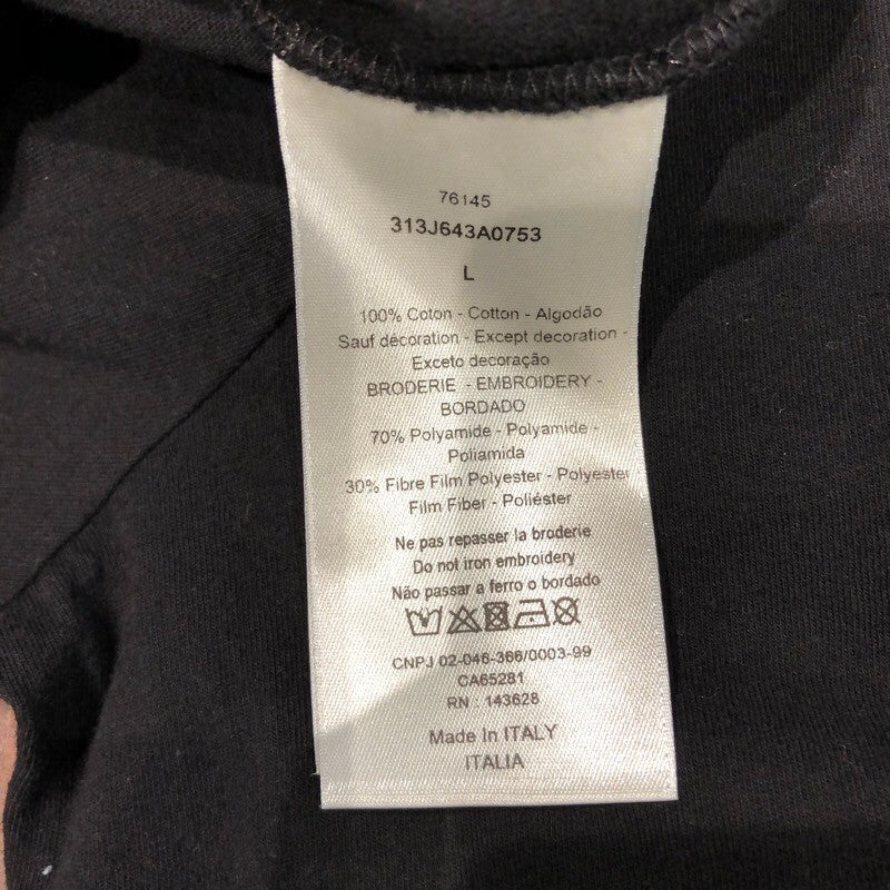 クリスチャン・ディオール Christian Dior ×ERL ロゴ刺繍ロングスリーブTシャツ 313J643A0753 コットン メンズ 長袖シャツ