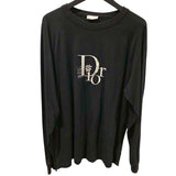 クリスチャン・ディオール Christian Dior ×ERL ロゴ刺繍ロングスリーブTシャツ 313J643A0753 コットン メンズ 長袖シャツ