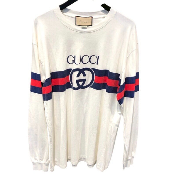 グッチ GUCCI GGロゴロングスリーブTシャツ 581903 コットン