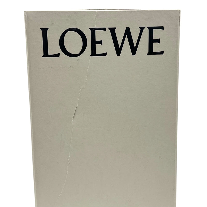 ロエベ LOEWE リップドデニムミュール 37 562201 ホワイト デニム/レザー レディース ミュール