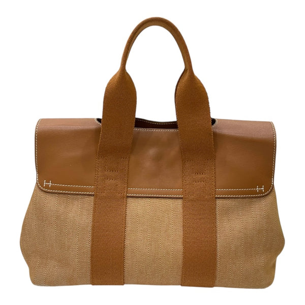エルメス HERMES ヴァルパライソPM ゴールド シルバー金具 トワル/レザー レディース ハンドバッグ