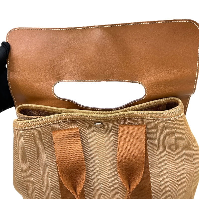 エルメス HERMES ヴァルパライソPM ゴールド シルバー金具 トワル/レザー レディース ハンドバッグ