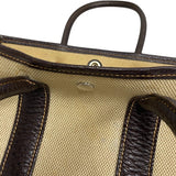 エルメス HERMES ガーデンパーティ TTPM □I刻 ベージュ×ブラウン トワル/ブッフル レディース トートバッグ ハンドバッグ