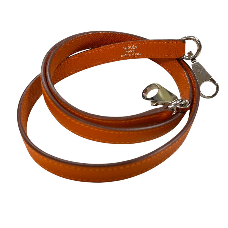 エルメス HERMES ボリード27 T刻 オレンジ シルバー金具 エプソン レディース ハンドバッグ