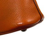エルメス HERMES ボリード27 T刻 オレンジ シルバー金具 エプソン レディース ハンドバッグ
