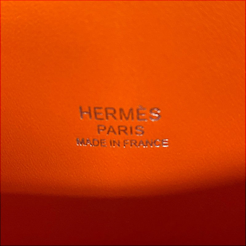 エルメス HERMES ボリード27 T刻 オレンジ シルバー金具 エプソン レディース ハンドバッグ