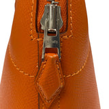 エルメス HERMES ボリード27 T刻 オレンジ シルバー金具 エプソン レディース ハンドバッグ