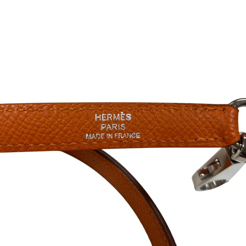 エルメス HERMES ボリード27 T刻 オレンジ シルバー金具 エプソン レディース ハンドバッグ