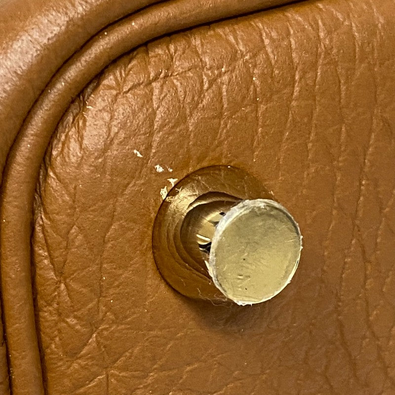 エルメス HERMES ピコタンロックPM B刻 ゴールド ゴールド金具 トリヨン レディース ハンドバッグ