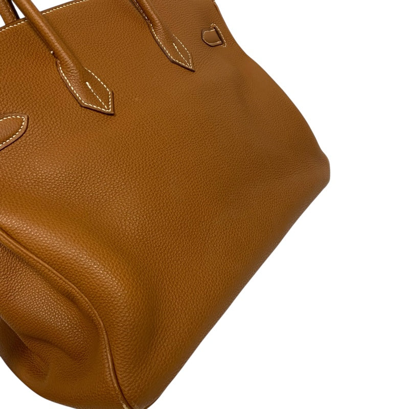 エルメス HERMES バーキン35 ▢E刻 ゴールド ゴールド金具 トゴ レディース ハンドバッグ