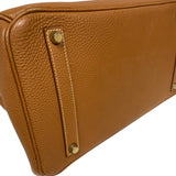 エルメス HERMES バーキン35 ▢E刻 ゴールド ゴールド金具 トゴ レディース ハンドバッグ