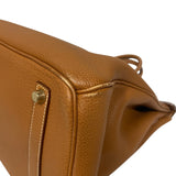 エルメス HERMES バーキン35 ▢E刻 ゴールド ゴールド金具 トゴ レディース ハンドバッグ
