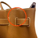エルメス HERMES バーキン35 ▢E刻 ゴールド ゴールド金具 トゴ レディース ハンドバッグ