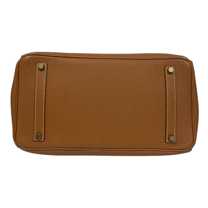 エルメス HERMES バーキン35 ▢E刻 ゴールド ゴールド金具 トゴ レディース ハンドバッグ