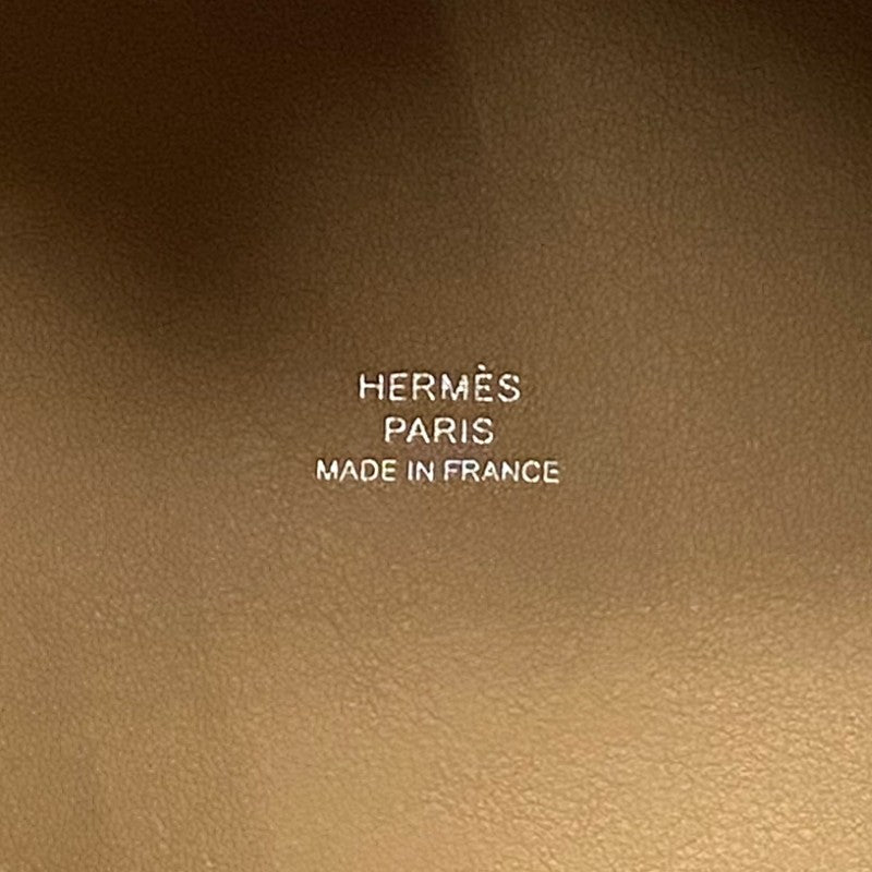 エルメス HERMES ピコタンロック ミクロ ラッキーデイジー B刻 チャイ シルバー金具 スイフト レディース ハンドバッグ