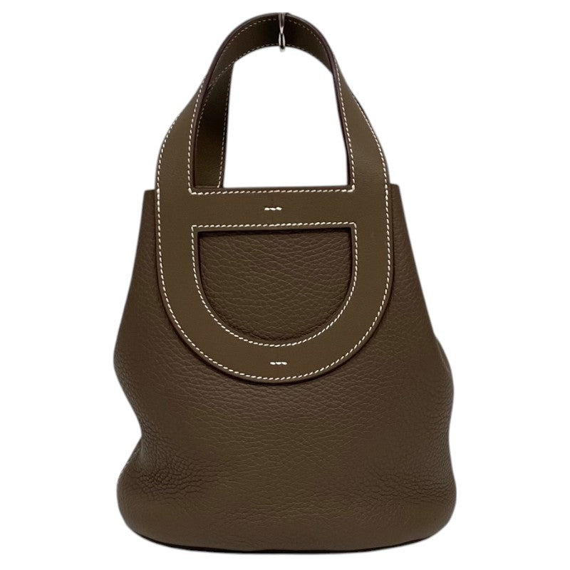 エルメス HERMES インザループ18 B刻 エトゥープ ゴールド金具 トリヨン レディース ハンドバッグ