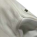 エルメス HERMES ショルダーバーキン □J刻 ホワイト シルバー金具 トリヨンクレマンス レディース ショルダーバッグ