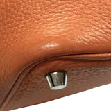 エルメス HERMES ピコタンロックPM □R刻 オレンジ シルバー金具 トリヨン レディース ハンドバッグ