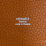 エルメス HERMES ピコタンロックPM □R刻 オレンジ シルバー金具 トリヨン レディース ハンドバッグ