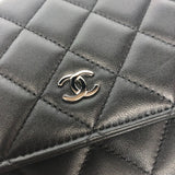シャネル CHANEL マトラッセ チェーンウォレット AP0250 ブラック シルバー金具 ラムスキン レディース ショルダーバッグ