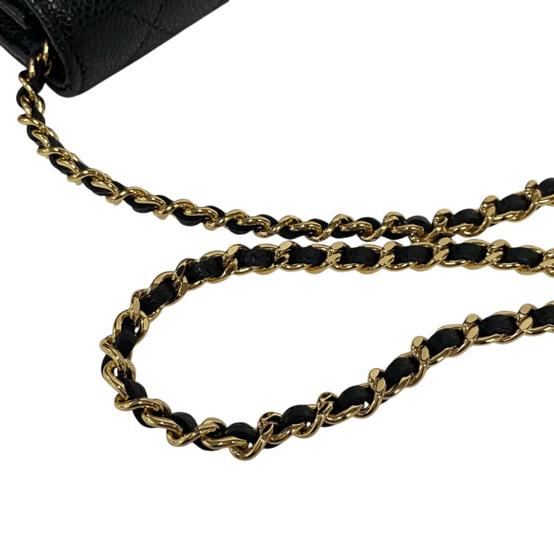 Chanel(シャネル) A33814 ブラックキャビア WOC シャネル CHANEL マトラッセチェーンウォレット A33814 キャビア