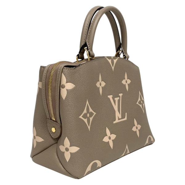 ルイ・ヴィトン LOUIS VUITTON プティ・パレPM M58914 トゥルトレール クレーム バイカラー モノグラム・アンプラント レザー レディース ハンドバッグ