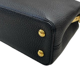 ルイ・ヴィトン LOUIS VUITTON カプシーヌMINI M56071 ブラック トリヨン レディース ショルダーバッグ