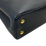 ルイ・ヴィトン LOUIS VUITTON カプシーヌMINI M56071 ブラック トリヨン レディース ショルダーバッグ