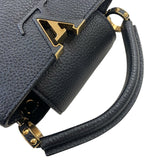 ルイ・ヴィトン LOUIS VUITTON カプシーヌMINI M56071 ブラック トリヨン レディース ショルダーバッグ
