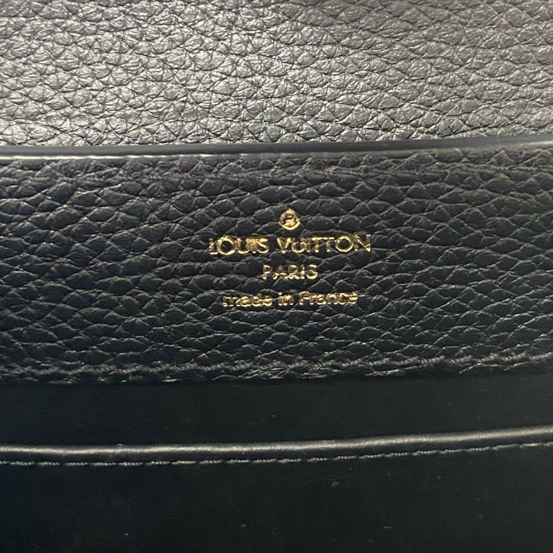 ルイ・ヴィトン LOUIS VUITTON カプシーヌMINI M56071 ブラック トリヨン レディース ショルダーバッグ