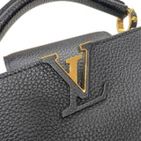 ルイ・ヴィトン LOUIS VUITTON カプシーヌMINI M56071 ブラック トリヨン レディース ショルダーバッグ