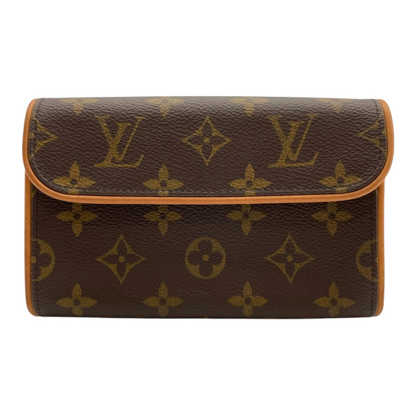 ルイ・ヴィトン LOUIS VUITTON ポシェットフロランティーヌ M51855 ブラウン モノグラムキャンバス レディース ポーチ