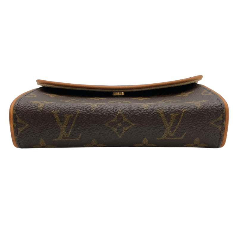 ルイ・ヴィトン LOUIS VUITTON ポシェットフロランティーヌ M51855 ブラウン モノグラムキャンバス レディース ポーチ