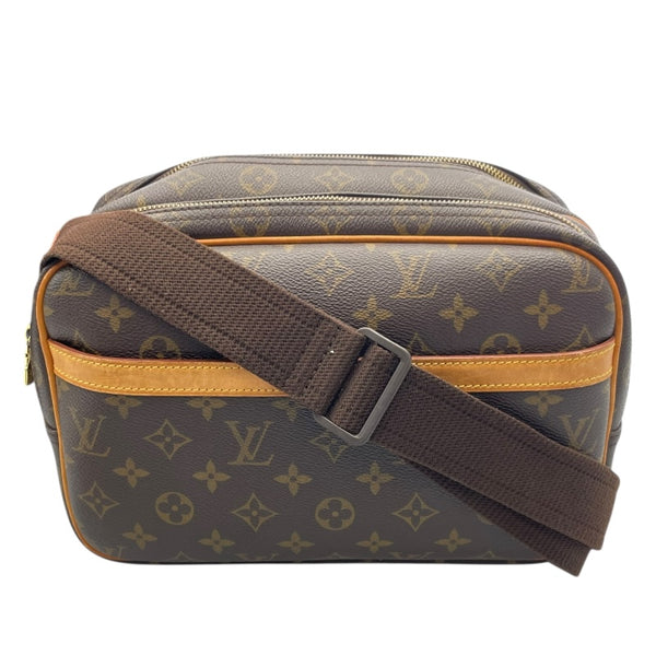 ルイ・ヴィトン LOUIS VUITTON リポーターPM M45254 ブラウン モノグラムキャンバス ユニセックス ショルダーバッグ