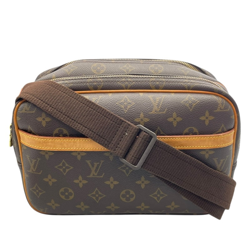 ルイ・ヴィトン LOUIS VUITTON リポーターPM M45254 ブラウン モノグラムキャンバス ユニセックス ショルダーバッグ