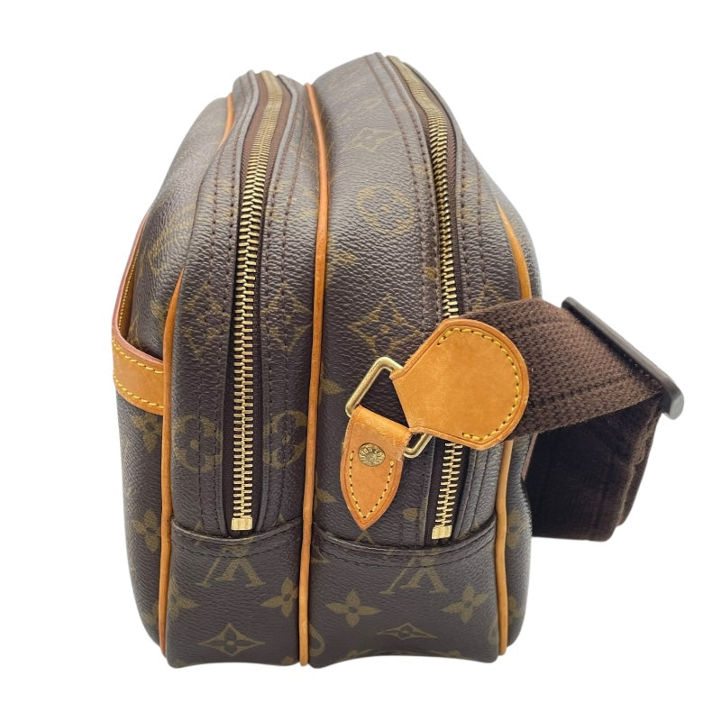 ルイ・ヴィトン LOUIS VUITTON リポーターPM M45254 ブラウン モノグラムキャンバス ユニセックス ショルダーバッグ