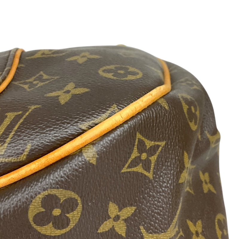 ルイ・ヴィトン LOUIS VUITTON ｶﾞﾘｴﾗPM M56382 ブラウン/ゴールド金具 PVCコーティングキャンバス モノグラム ユニセックス トートバッグ