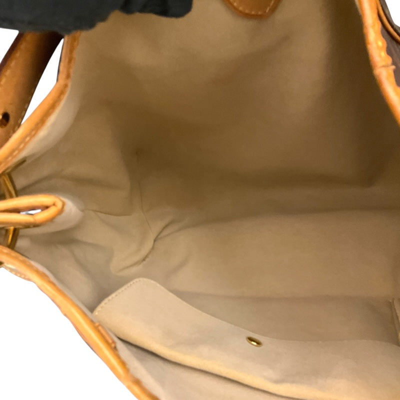 ルイ・ヴィトン LOUIS VUITTON ｶﾞﾘｴﾗPM M56382 ブラウン/ゴールド金具 PVCコーティングキャンバス モノグラム ユニセックス トートバッグ