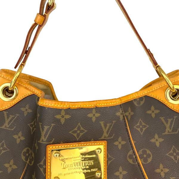 ルイ・ヴィトン LOUIS VUITTON ｶﾞﾘｴﾗPM M56382 ブラウン/ゴールド金具 PVCコーティングキャンバス モノグラム ユニセックス トートバッグ