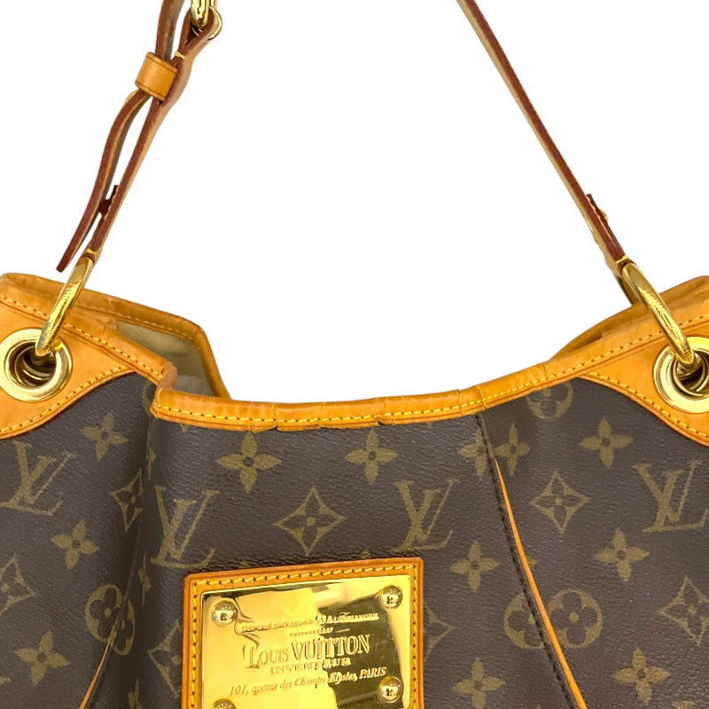 ルイ・ヴィトン LOUIS VUITTON ｶﾞﾘｴﾗPM M56382 ブラウン/ゴールド金具 PVCコーティングキャンバス モノグラム ユニセックス トートバッグ