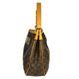 ルイ・ヴィトン LOUIS VUITTON ｶﾞﾘｴﾗPM M56382 ブラウン/ゴールド金具 PVCコーティングキャンバス モノグラム ユニセックス トートバッグ