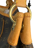 ルイ・ヴィトン LOUIS VUITTON ｶﾞﾘｴﾗPM M56382 ブラウン/ゴールド金具 PVCコーティングキャンバス モノグラム ユニセックス トートバッグ