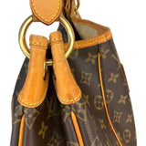 ルイ・ヴィトン LOUIS VUITTON ｶﾞﾘｴﾗPM M56382 ブラウン/ゴールド金具 PVCコーティングキャンバス モノグラム ユニセックス トートバッグ