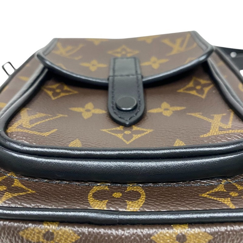ルイ・ヴィトン LOUIS VUITTON クリストファー ウエアラブル ウォレット M69404 モノグラム・マカサー ユニセックス ショルダーバッグ