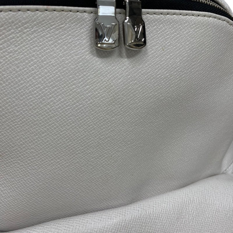 ルイ・ヴィトン LOUIS VUITTON ディスカバリー・バックパックPM M30953 ホワイト タイガ・レザー/モノグラム・キャンバス メンズ リュック・デイパック