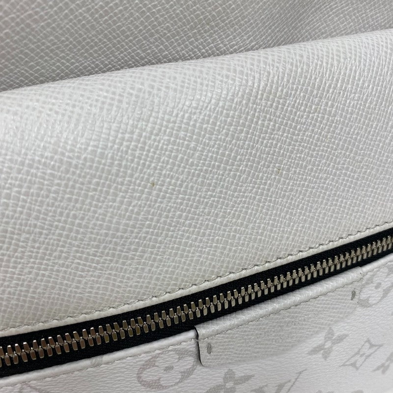 ルイ・ヴィトン LOUIS VUITTON ディスカバリー・バックパックPM M30953 ホワイト タイガ・レザー/モノグラム・キャンバス メンズ リュック・デイパック