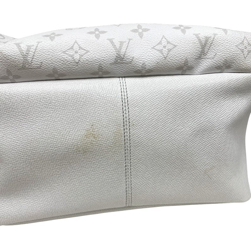 ルイ・ヴィトン LOUIS VUITTON ディスカバリー・バックパックPM M30953 ホワイト タイガ・レザー/モノグラム・キャンバス メンズ リュック・デイパック
