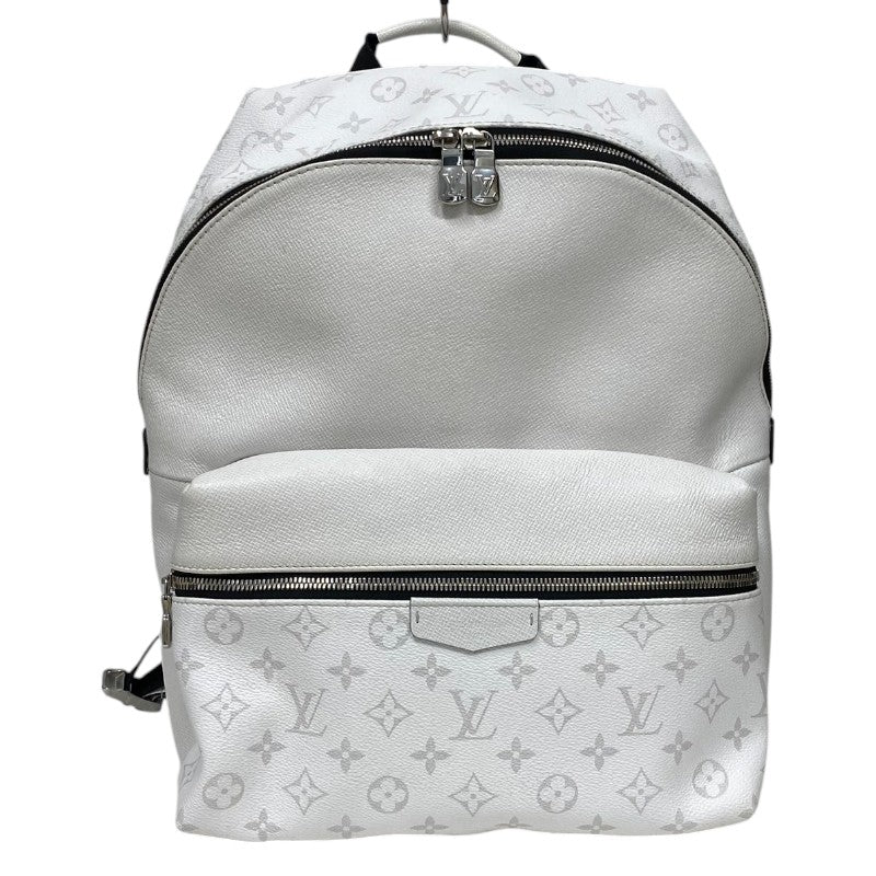ルイ・ヴィトン LOUIS VUITTON ディスカバリー・バックパックPM M30953 ホワイト タイガ・レザー/モノグラム・キャンバス メンズ リュック・デイパック