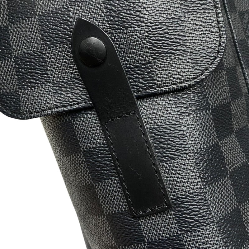 ルイ・ヴィトン LOUIS VUITTON クリストファー MM N41379 ダミエ・グラフィット メンズ リュック デイパック バックパック