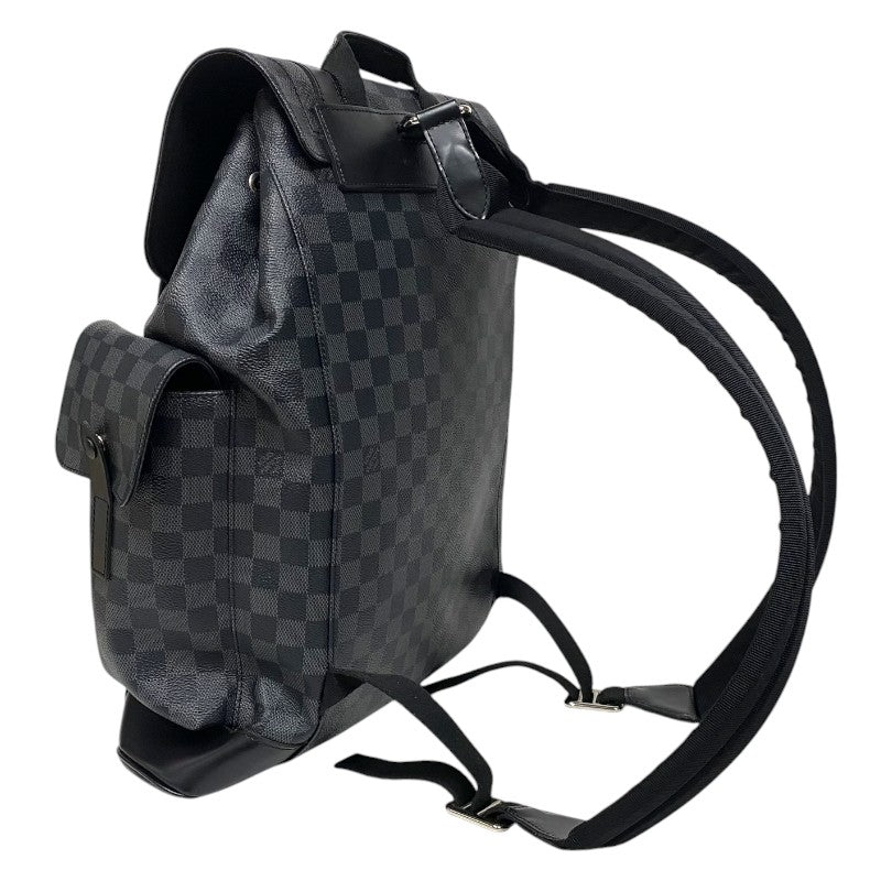 ルイ・ヴィトン LOUIS VUITTON クリストファー MM N41379 ダミエ・グラフィット メンズ リュック デイパック バックパック